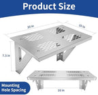 Stainless Steel Pressure Washer Shelf - 20" X 10" - Image 2