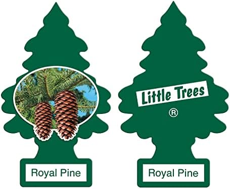 LITTLE TREES Car Air Freshener | Hanging Paper Tree for Home or Car | Royal Pine | 12 Pack - Image 2