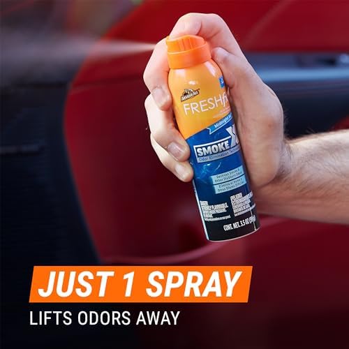 Armor All Fresh FX Smoke X Car Odor Eliminator Spray, Car Air Freshener Spray, Midnight Air Scent, 3.5 Oz (Pack of 2) - Image 4