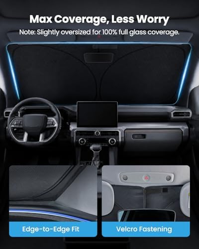 REEVAA Car Windshield Sun Shade for Toyota 4Runner 2026 - Image 5