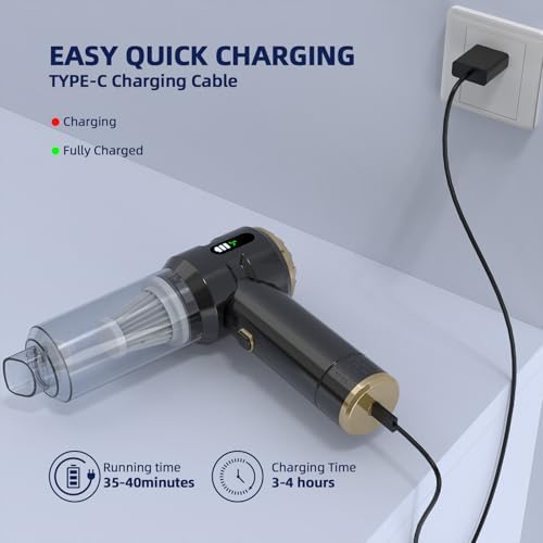 Handheld Vacuum Cleaner,22000PA Powerful Suction Car Mini Vacuum Cleaner - Image 5