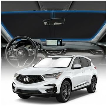 for Acura RDX Sun Shade Windshield Cover - Custom Fit RDX Accessories 2019-2024 2025 2026 Sunshade Foldable UV Protection & Heat Shield Sun Visor Accessories by Unknown