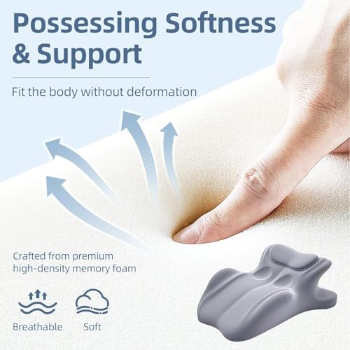 27° Couples Intimacy Wedge Pillow, Memory Foam Position Cushion, Washable Removable Spandex Anti-Slip Cover, Multi-Use Body Support for Bedroom Leg Back Rest,Blue - Image 5