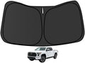 Tundra Customized Windshield Sun Shade for 2022-2025 2026 Tundra SR5 | Limited | Platinum | TRD Pro Front Window Sunshade Visor Protector Foldable Blocks UV Rays Keep Car Cooler Accessories by aatoppus