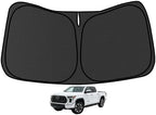 Tundra Customized Windshield Sun Shade for 2022-2025 2026 Tundra SR5 | Limited | Platinum | TRD Pro Front Window Sunshade Visor Protector Foldable Blocks UV Rays Keep Car Cooler Accessories by aatoppus
