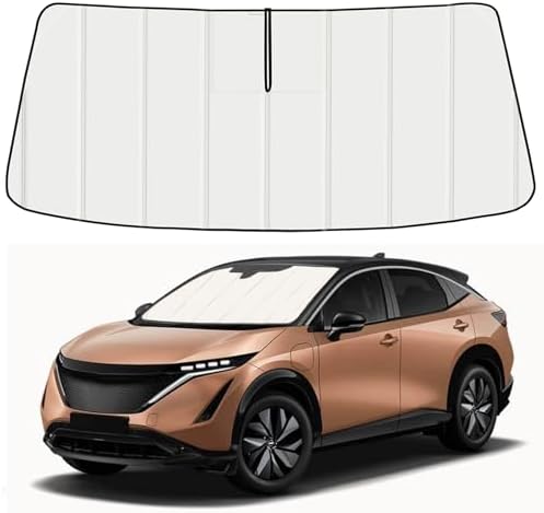 Windshield Sun Shade for Nissan Ariya EV 2023-2026,Accordion Folding Design by Fonowka
