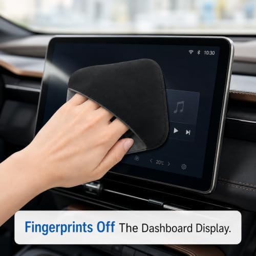 Car Screen Cleaner, Reversible Microfiber Cleaning Pad for Dashboard - Image 3