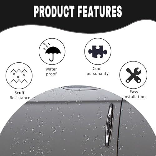 4PCS Car Door Edge Guards, Anti-Scratch Car Door Protector Trim Strip with Self Adhesive, Universal Door Guards for Cars Trucks SUVs, Exterior Car Accessories (Black) - Image 6