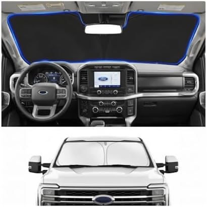 Windshield Sun Shade for Ford Super Duty F250 F350 F450 F550 2017-2026 by Unknown