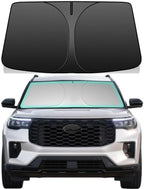 Windshield Sun Shade for 2020-2026 Ford Explorer, 4-Layer 240T Foldable UV Block Car Accessory to Cool Interior by Unknown