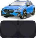 Car Windshield Sun Shade Compatible with Subaru Crosstrek 2021 2022 2023 2024 Front Window Sunshades for XV Crosstreck 2012-2024 Sun Visor Protector 210T Reflective Fabric Foldable Shades Block UV Ray by INSAUTO