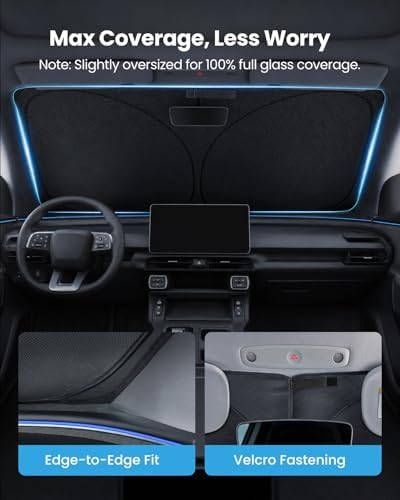 REEVAA Car Windshield Sun Shade for Toyota RAV4 2026 - Image 5