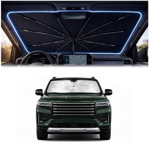 Car Windshield Sun Shade Umbrella Universal for Truck & Large SUV by Unknown