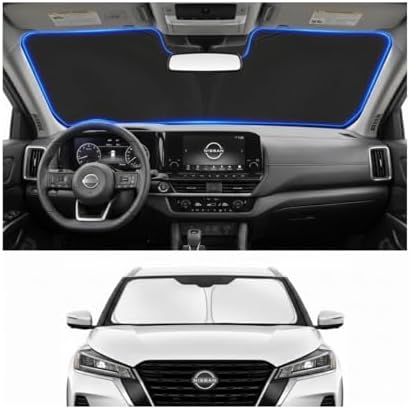 Custom Fit Windshield Sun Shade for Nissan Kicks 2025-2026 by Unknown