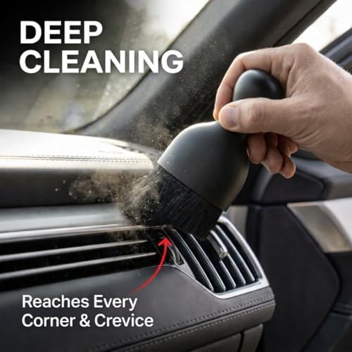 10-Piece Car Interior Cleaning Kit Boar Hair Vent Detailing Set - Image 5