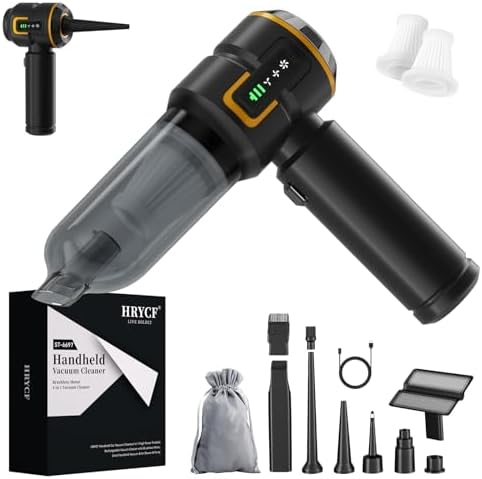 CNMSGM Cordless Handheld Car Vacuum Cleaner with Smart Display(DarkBlack) by FocusingonPersonalCare