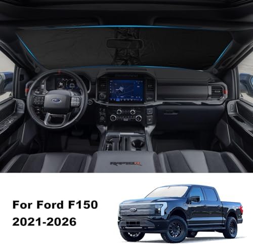 Foldable Front Windshield Sunshade fit for Ford F150 Accessories 2021-2026 - Image 3