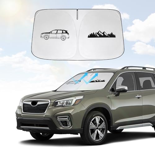 Windshield Sun Shade for Subaru Forester 2019-2026 Sunshade by YIZHUOMY