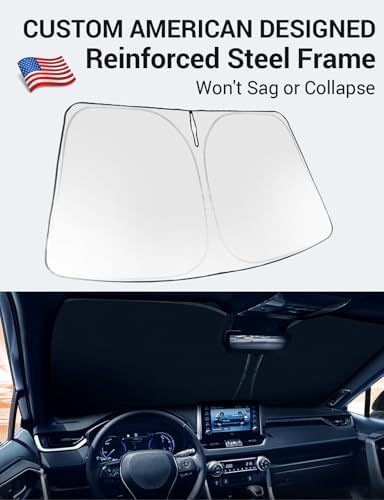 Proadsy Custom Fit 2021-2026 Ford Mustang Mach-E Car Windshield Sun Shade - Image 2