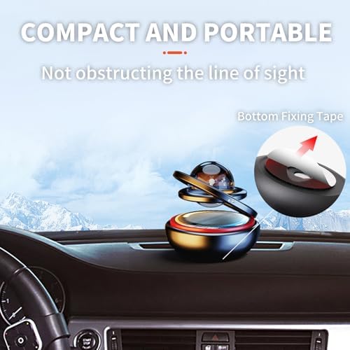 Kwak’s Solar Car Air Freshener Dashboard Decorations Gentle Ocean Scent - Image 6