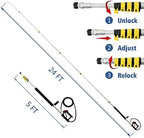 JANZ 24 FT Pressure Washer Telescoping Wand with 3 Extension Wands - Image 3