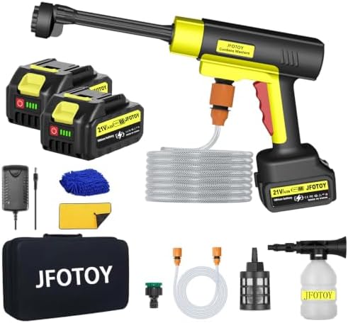 Cordless Car Washer, Portable Handheld Cleaning Tool with Brushless Motor by Unknown