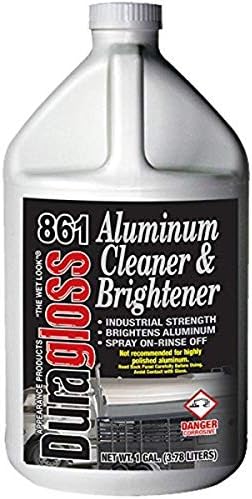 Duragloss 861 Automotive Aluminum Cleaner and Brightener, 1 gallon, 1 Pack by Duragloss