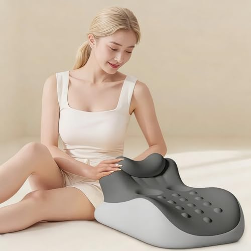 Ergonomic memory cotton hip pillow, which can relieve back pressure, waterproof and washable sheath, and bedroom posture support pillow can improve sleep quality and enhance intimacy. (beige) - Image 3
