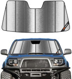 Pigenius Windshield Sunshade for Toyota Tacoma 2005-2015 Custom Front Window Sun Shade - Metallic by Pigenius