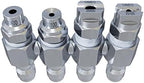 Jariko Jrod Pressure Washer Nozzle 4 GPM - High Pressure J rod Hose Nozzle - 1/4" Quick Connect for Soft Wash System - 4 Way Pressure Washer - 4 Tip Soft Wash Nozzle - Pressure Washer Accessories by Jariko