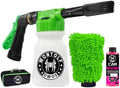 Wontolf Car Wash Foam Gun Foam Cannon Sprayer Kit with Car Wash Soap, Microfiber Car Wash Mitt, Storage Bag - Car Wash Kit - Snow Foam Blaster - Connects to Garden Hose - Car Accessories for Men by Wontolf