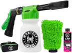 Wontolf Car Wash Foam Gun Foam Cannon Sprayer Kit with Car Wash Soap, Microfiber Car Wash Mitt, Storage Bag - Car Wash Kit - Snow Foam Blaster - Connects to Garden Hose - Car Accessories for Men by Wontolf
