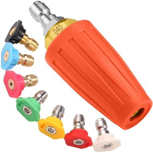 4000 PSI Orange Turbo Nozzle Pressure Washer with 7 Tips by Unknown