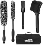 Wheel Brush, Wheel & Rim Cleaner Brush, Tire Brush, Wheel Cleaning Brush by NIKCOSMK
