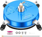 LidoDola 14'' Pressure Washer Surface Cleaner Blue, Power Washer Accessory by LidoDola