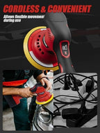 Cordless Car Polisher for Car Detailing Compatible, Red - Image 4