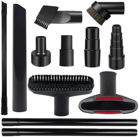 12PCS Vacuum Attachments & Brushes Kit for Shop Vac Accessories by BGSIME