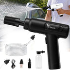 Syluris Cordless Portable Washer, Lightweight Car Cleaning Tool with 5-in-1 Nozzle, Handheld Cleaning Battery Washers for Car, Home, Patio & Garden (Black) by Syluris