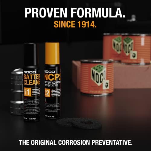 NOCO NCP2 M401 Battery Terminal Cleaning Kit with Battery Corrosion Preventative Spray, Battery Cleaner Spray, Battery Terminal Cleaning Brush, and Anti-Corrosion Washers - Image 6