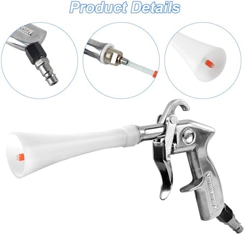 QZQUFJ Air Compressor for Car Detailing Detailing Tool, High Pressure Air Gun Dry Cleaning Tool Kit, Air Gun, Car Clean Gun, Cleaning Gun, for Car Dry Cleaning - Image 6
