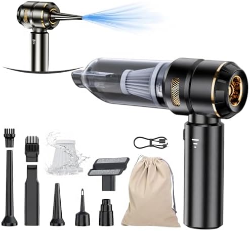 houscly Car Vacuum Cordless Mini Handhled 4-in-1 High Power Cleaner 20000Pa by houscly