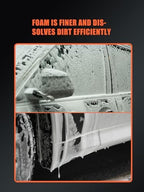 SPTA Pressure Foam Sprayer, 2.25L/76 oz Electric Pressurized Soap Sprayer Car Foam Sprayer, Cordless Pump Sprayer, Car Wash Pressure Washer Foamer with 500ML Shampoo for Detailing - Image 3
