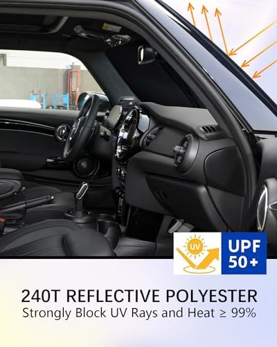 Foldable Front Windshield Sunshade Fit for 2015-2024 Mini Cooper S - Image 3