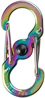 Nite Ize S-Biner MicroLock Stainless Steel - Micro-Sized Dual Carabiner for Keys, Pet Tags & Small Accessories - Center Locking Lever - Twist-to-Lock - Image 5