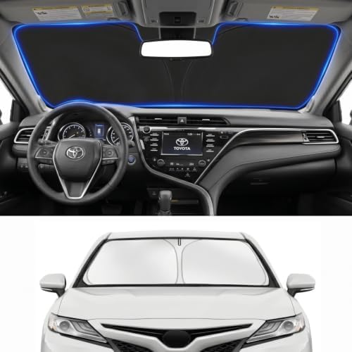 Custom Fit Windshield Sun Shade for Toyota Camry 2018-2024 by Unknown