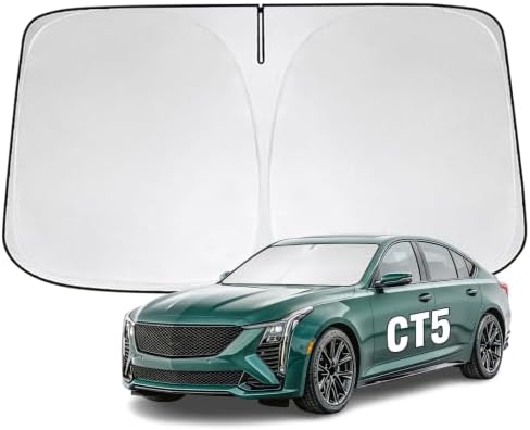 Windshield Sun Shade for Cadillac CT5 2020-2026 Sunshade by YIZHUOMY