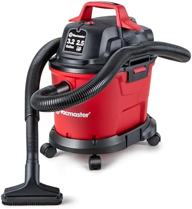 Vacmaster VHB305M 1101 3.2-Gal 2.5 Peak HP Compact Wet/Dry Vacuum Red by Unknown
