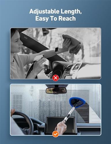 AstroAI 21" Extra-Long Windshield Cleaner Tool & Car Interior Detailing Kit - Image 3