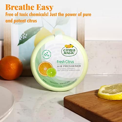Citrus Magic Solid Air Fresheners, Fresh Citrus, 8 Ounce, Pack of 2 - Image 7