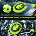 Car Wash Brush with Long Handle - Extendable Car Wash Mop & Sponge - Image 4